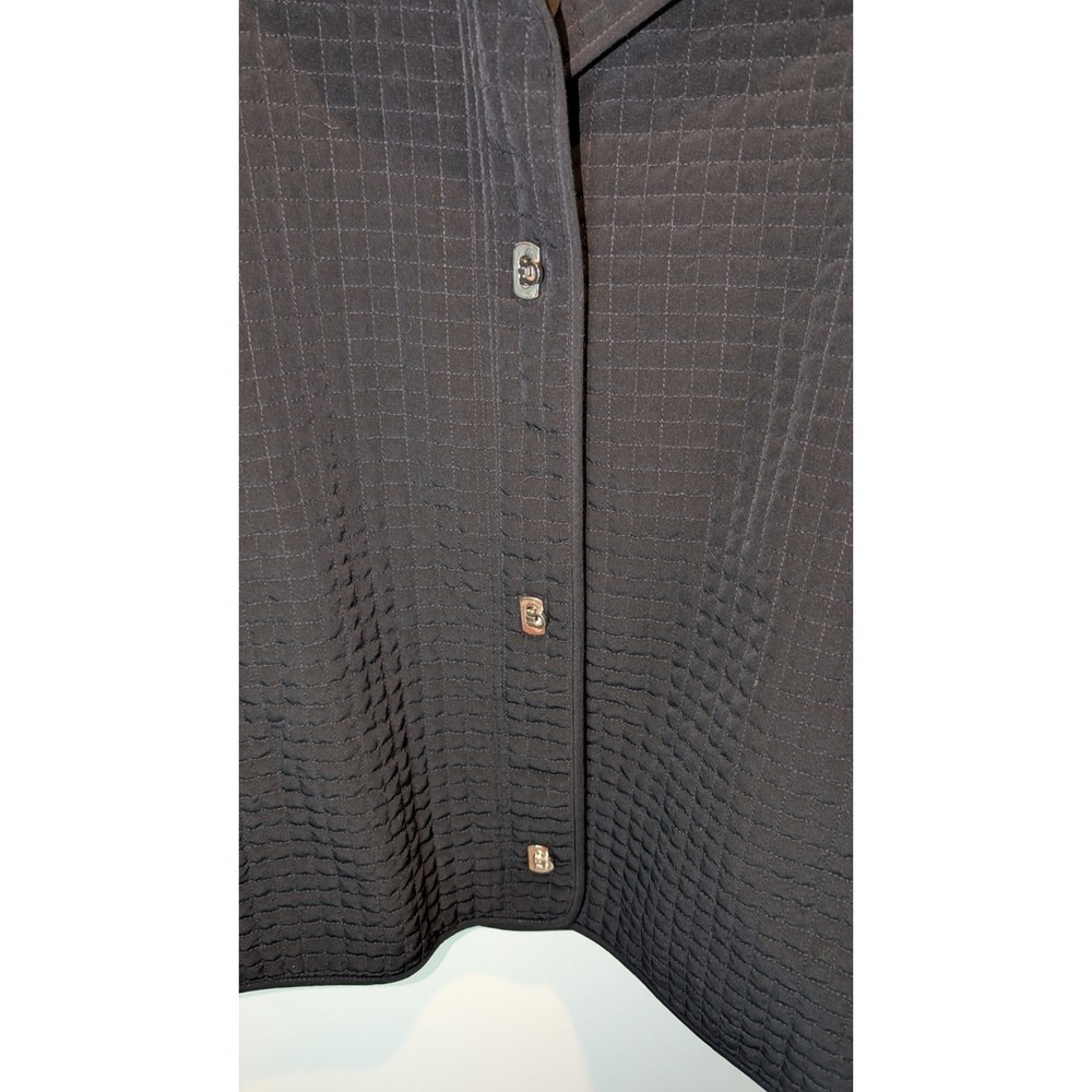 Gallery Black Quilted Jacket Women's XLarge - Picture 2 of 5